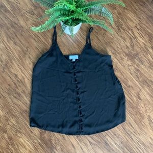 Veronica M Black Button Cami